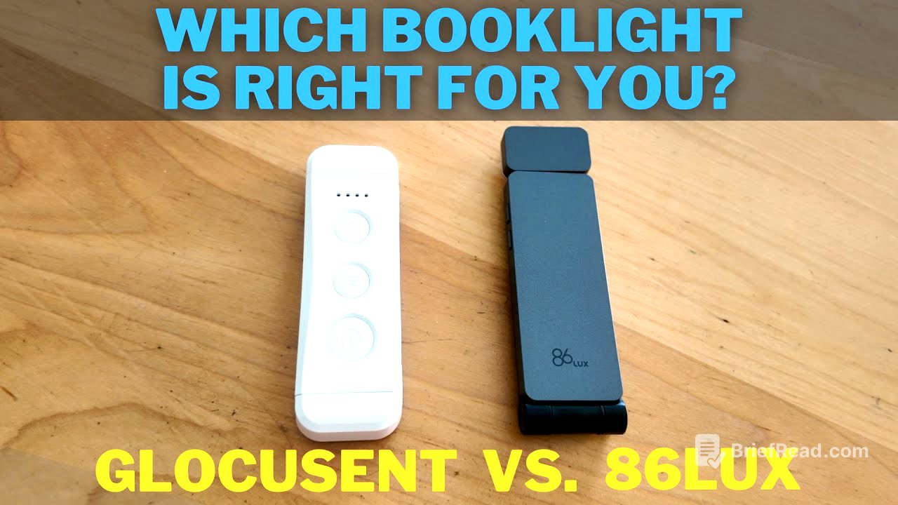 Glocusent vs 86Lux Book Light | Which Book Light is Right for You?