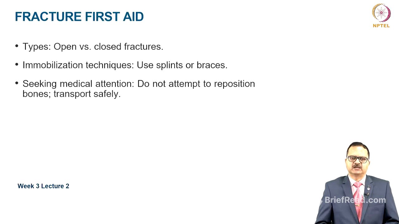 Immediate treatment and first aid in sports injuries