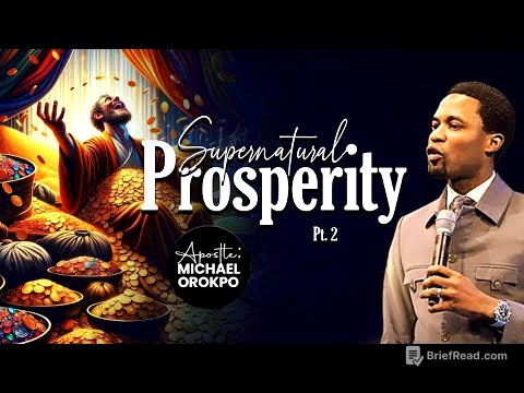 Supernatural Prosperity (Pt.2) | Apostle Michael Orokpo