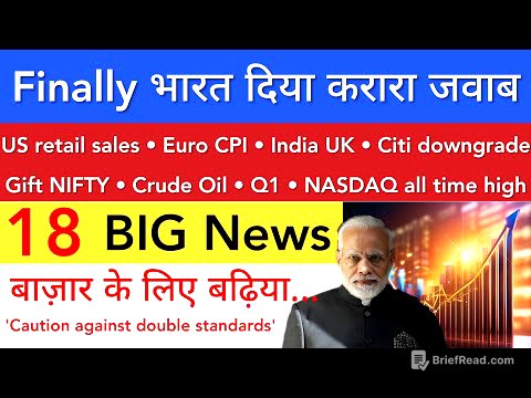 भारत दिया करारा जवाब 🔥 TOMORROW SHARE MARKET ANALYSIS LATEST NEWS | STOCK MARKET INDIA