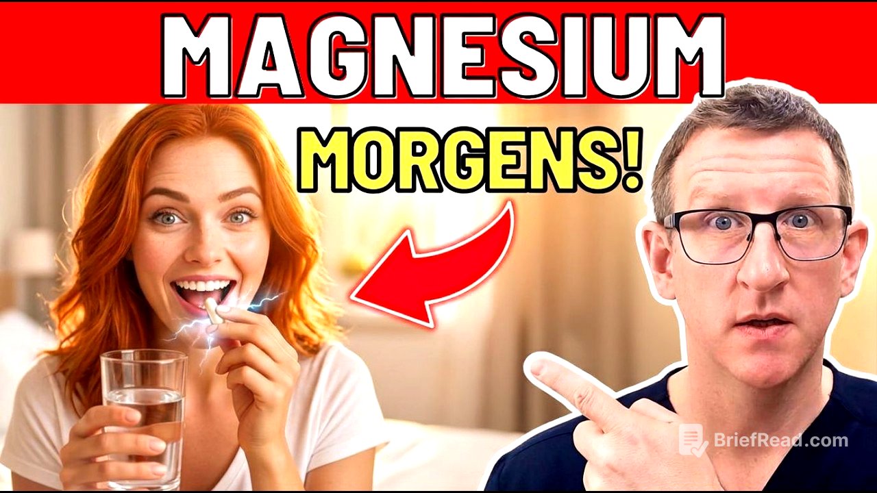 Das passiert, wenn Du MORGENS Magnesium nimmst!