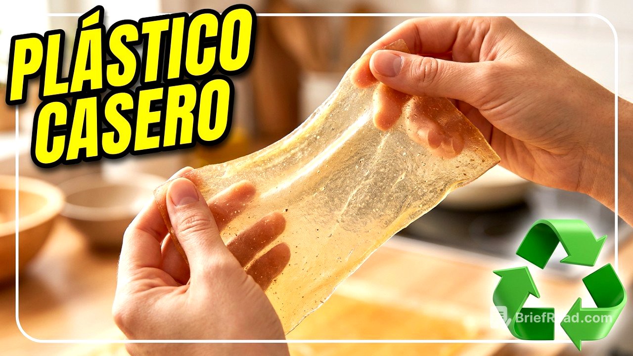 🌽 Cómo hacer BIOPLÁSTICO CASERO con ALMIDÓN de MAÍZ (Fácil y Rápido)