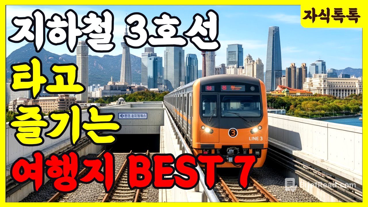 지하철 3호선 타고 즐기는 여행지 베스트 7 | 지하철로 떠나는 여행 | 건강 힐링 | 노후 건강 | 생활 정보 | 오디오북