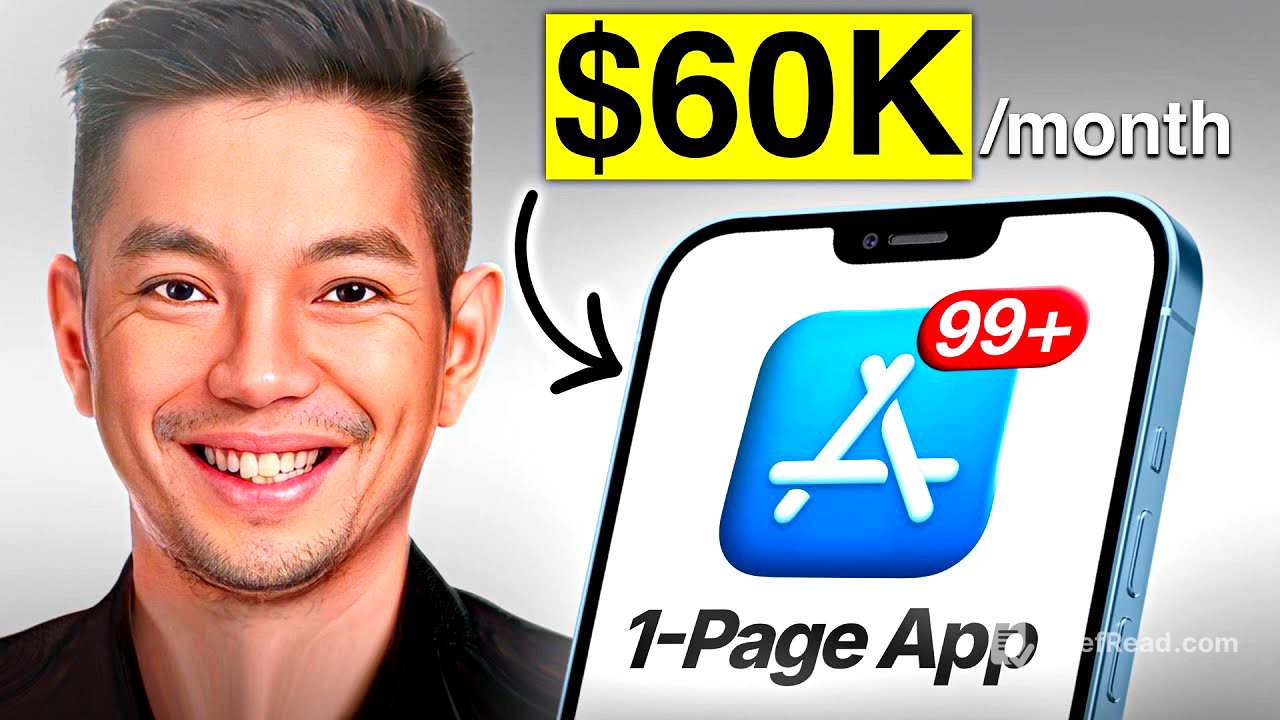 How I'd Build a "1 PAGE" App Making $60,000/Month