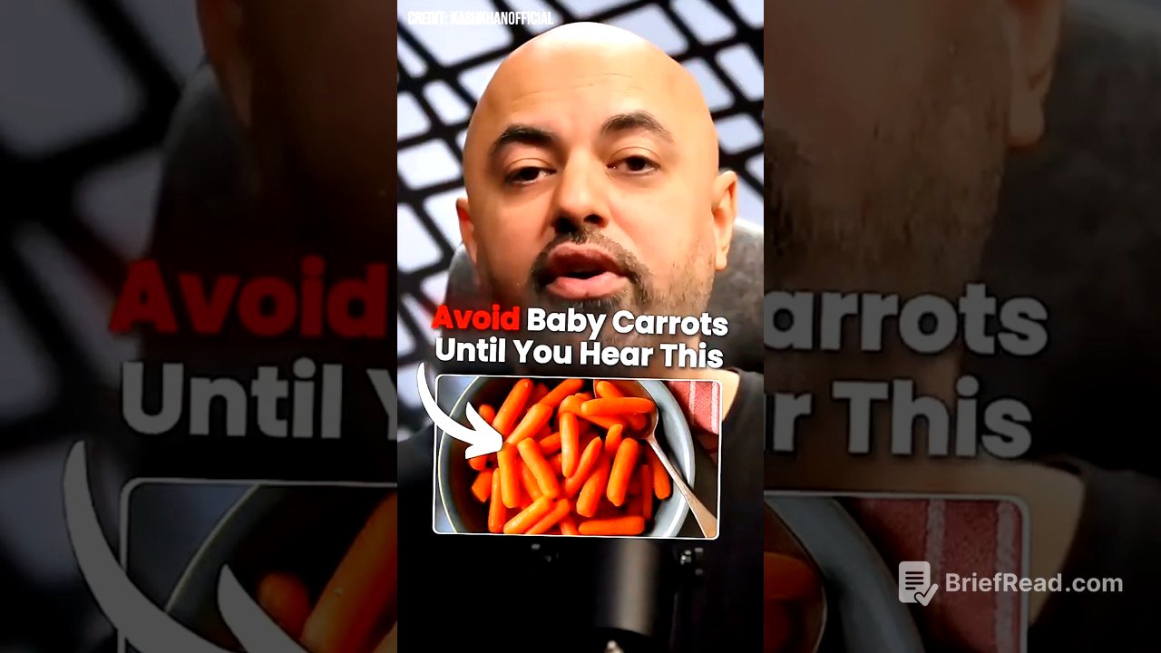 Baby Carrots Are The Biggest Lie Ever 😳🥕
