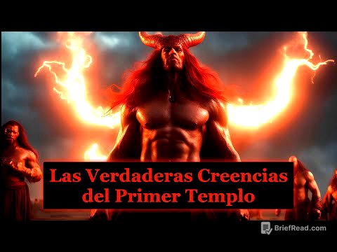 Las Verdaderas Creencias de los Judios Del Primer Templo