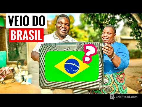 CHEGOU A HORA! DE ENTREGAR OS PRESENTES DO BRASIL 🇧🇷 PARA MINHA FAMÍLIA 🇲🇿 – EMOCIONANTE! 😭❤️
