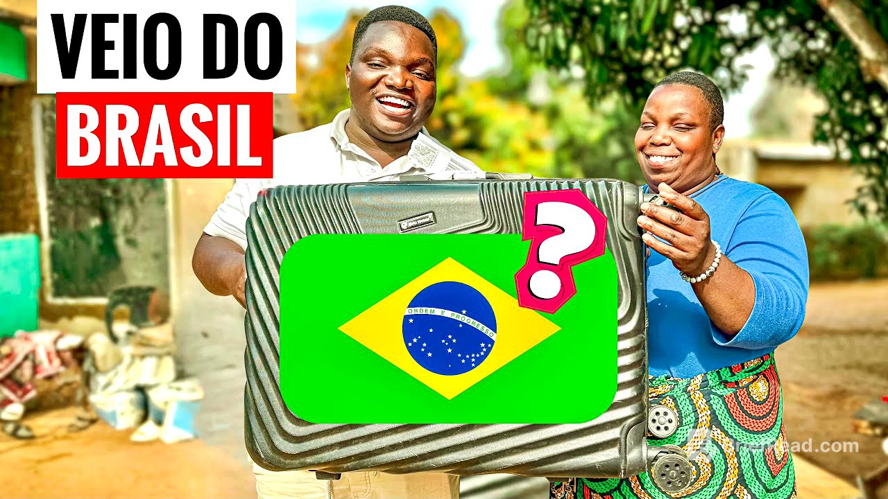 CHEGOU A HORA! DE ENTREGAR OS PRESENTES DO BRASIL 🇧🇷 PARA MINHA FAMÍLIA 🇲🇿 – EMOCIONANTE! 😭❤️