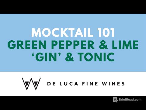 Mocktail 101 - Non-Alcoholic 'Gin' & Tonic Recipe