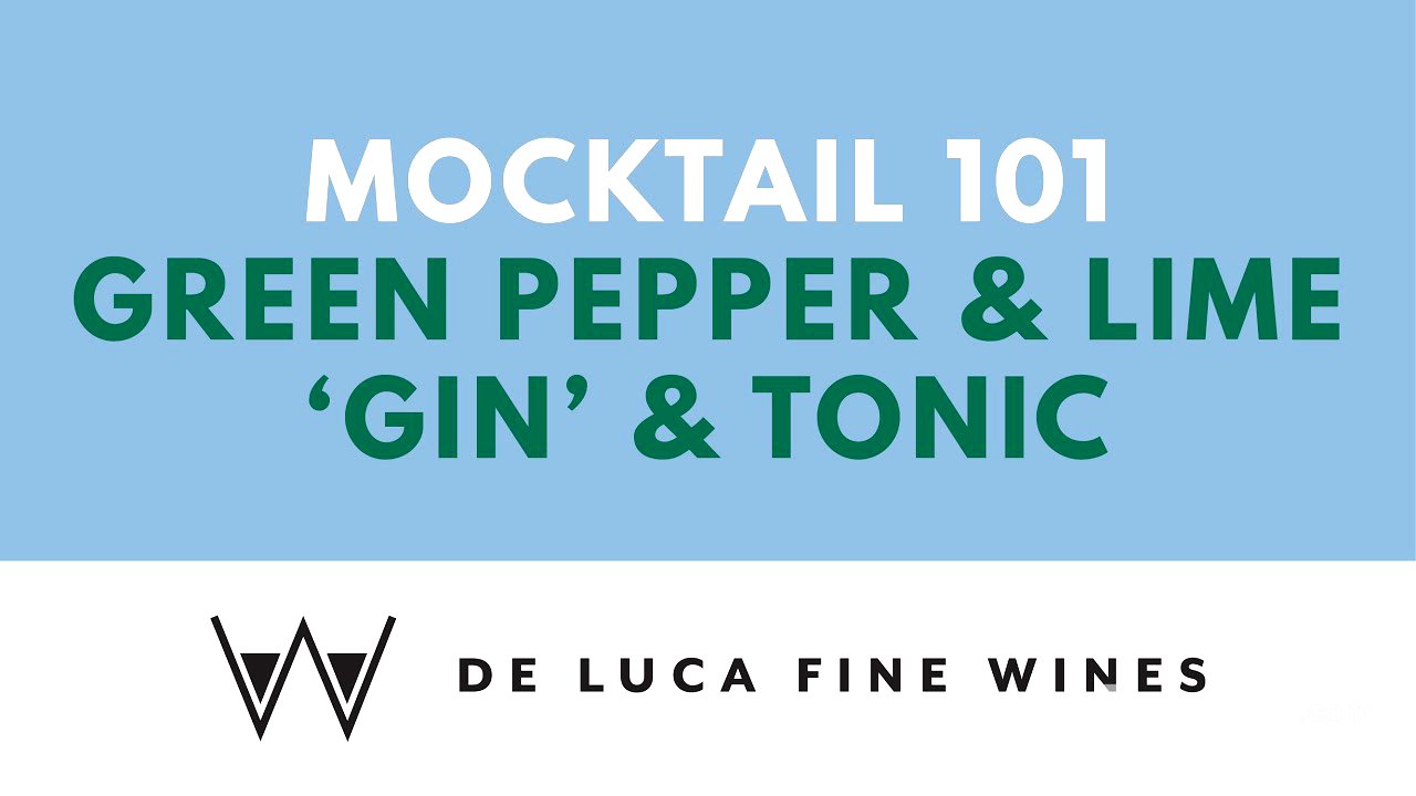 Mocktail 101 - Non-Alcoholic 'Gin' & Tonic Recipe