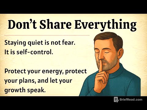 Don’t Share Everything | How Staying Quiet Makes You Stronger | Graded Reader ✅️| Motivational Video