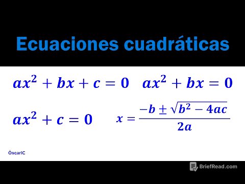 ECUACIONES CUADRÁTICAS |Curso completo|