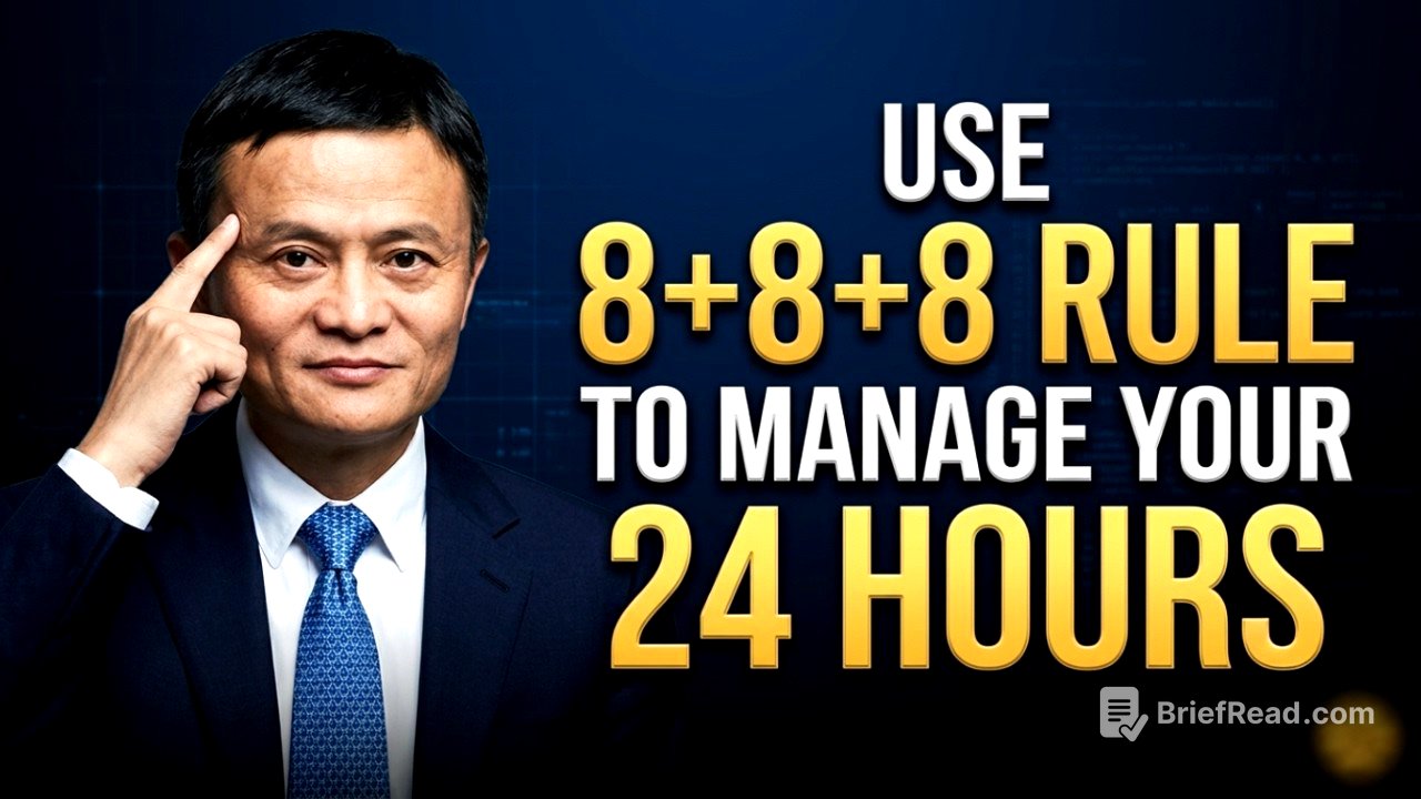 The 8+8+8 Rule: How Successful People Use All 24 Hours | jackma
