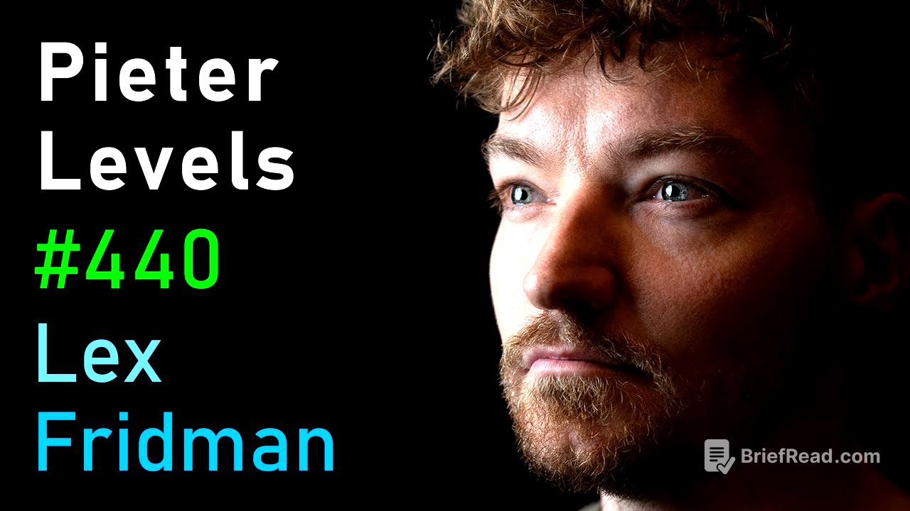 Pieter Levels: Programming, Viral AI Startups, and Digital Nomad Life | Lex Fridman Podcast #440