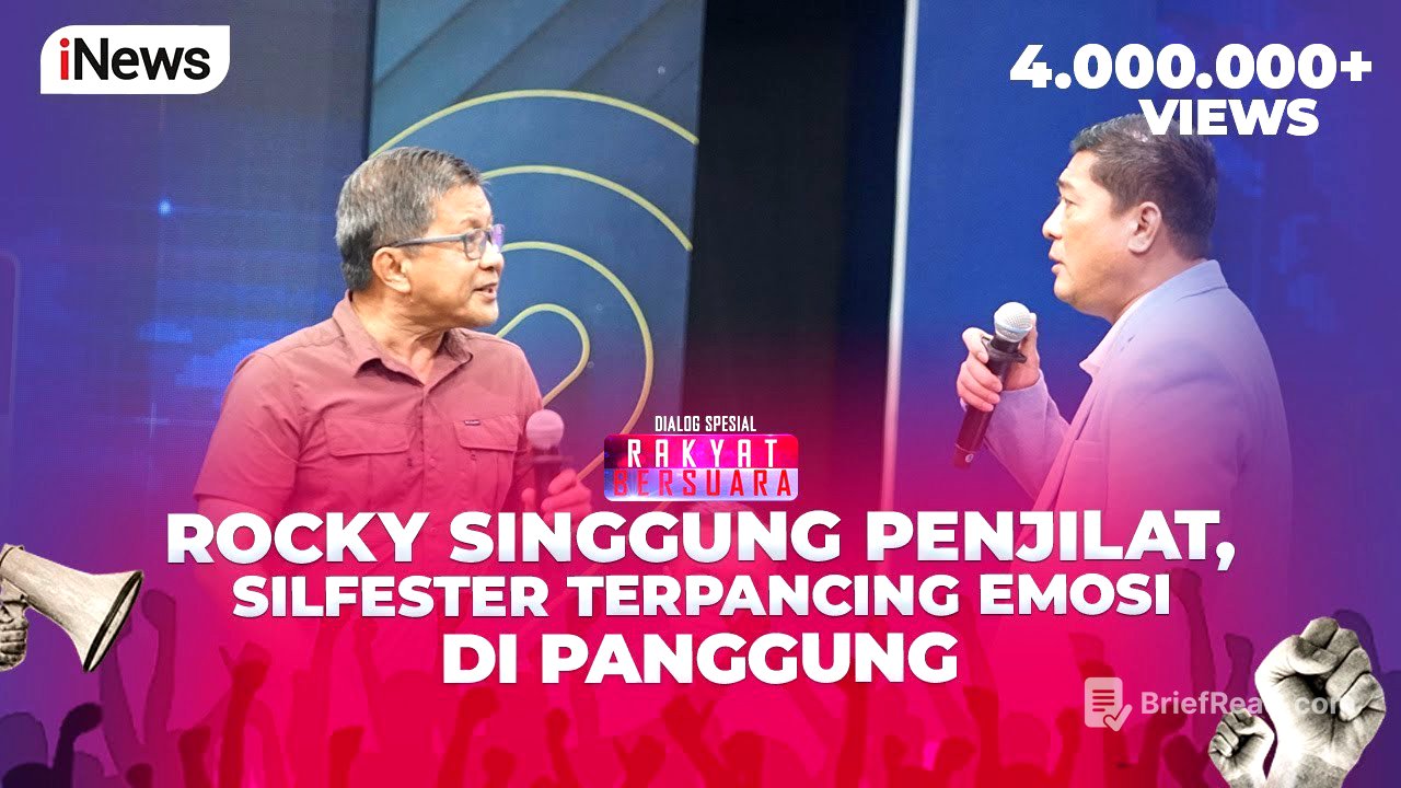 Keras! Rocky Singgung Penjilat, Silfester Emosi hingga Keluar Kata Kasar - Rakyat Bersuara 03/09