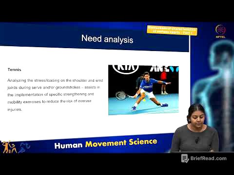 Biomechanical characteristics of various sports - Part 1