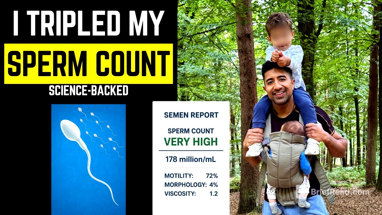 How to Make Your Sperm Superhuman (Science Backed)