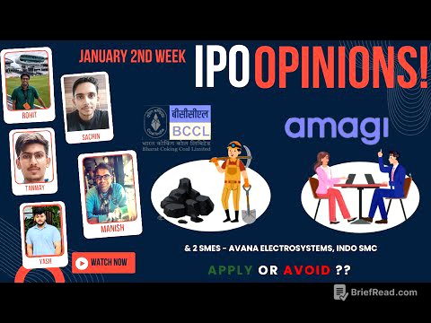 BCCL, Amagi & Jan 2nd week SME IPOs - Apply/Avoid? Primary Market Chatter