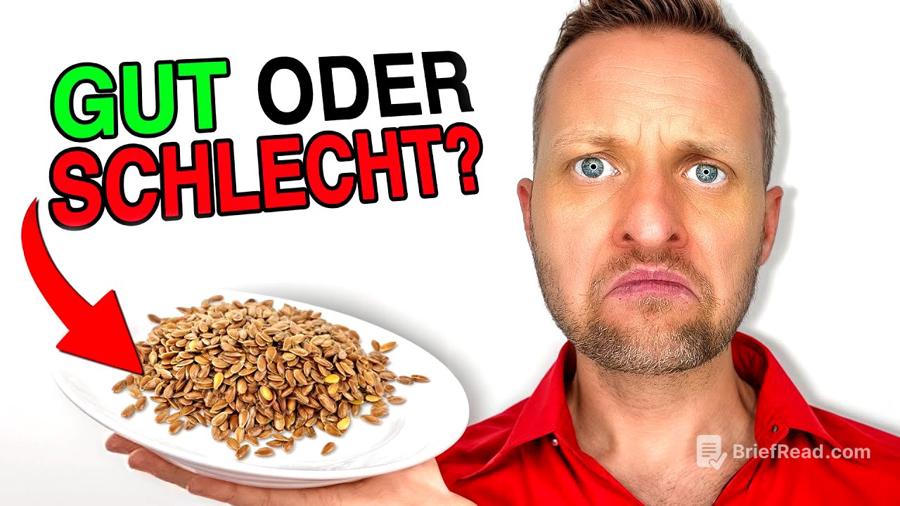 Keiner ahnte, was man nach Leinsamen über den Stuhl ausscheidet (brisant)
