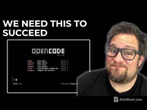 We really need something like opencode to succeed!