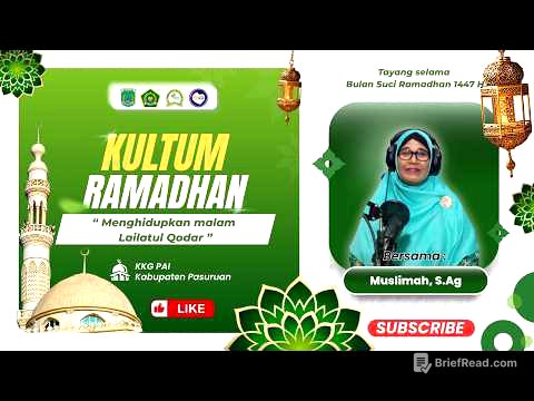 Kultum Ramadhan # 21 || "Menghidupkan Malam Lailatul Qodar" ||