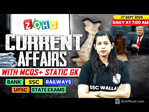 Current Affairs Today | 27 September Current Affairs 2025 | Daily Current Affairs | By Krati Mam