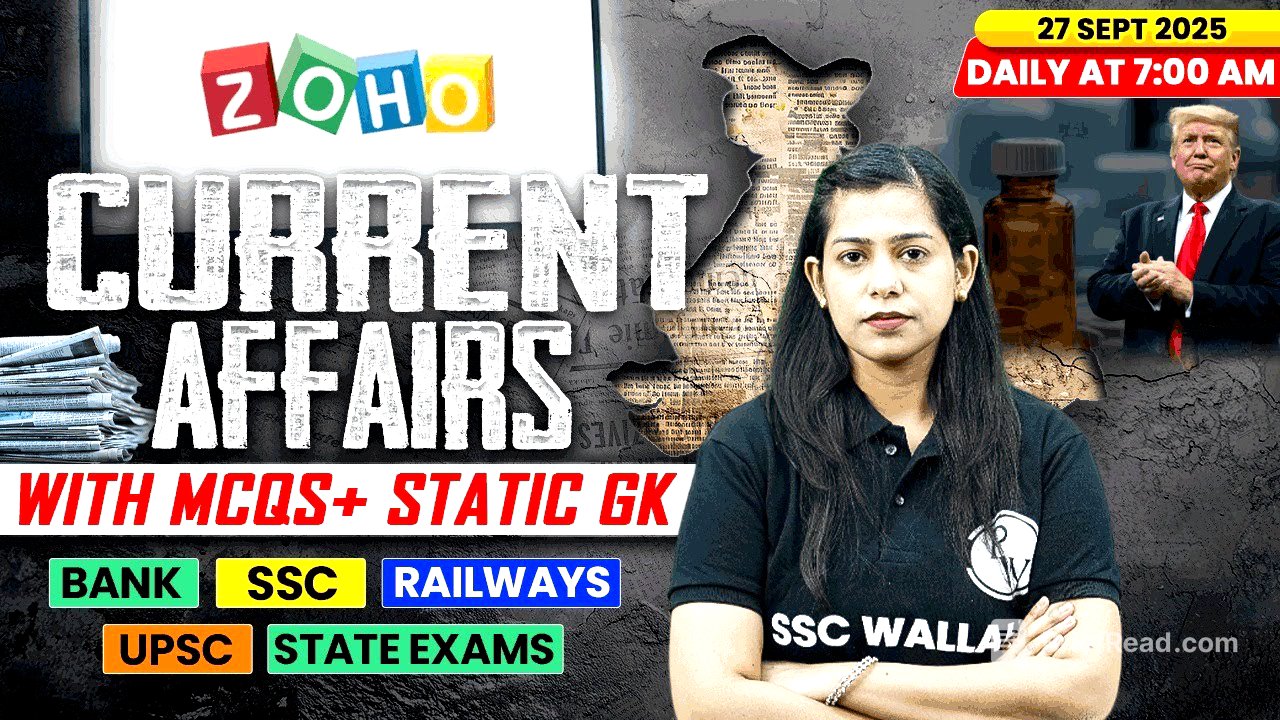 Current Affairs Today | 27 September Current Affairs 2025 | Daily Current Affairs | By Krati Mam