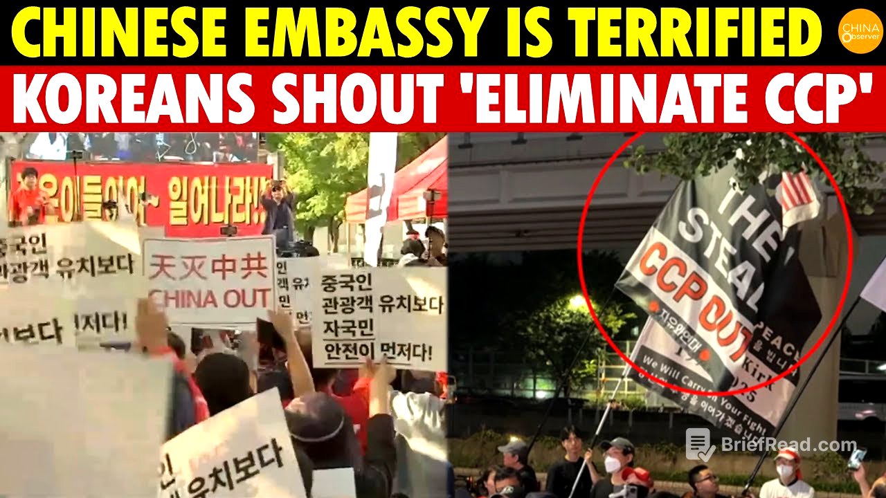 Mass Anti-China Protests Erupt in Korea Again, Chinese Embassy Warns Locals: 'Don’t Anger Koreans!'
