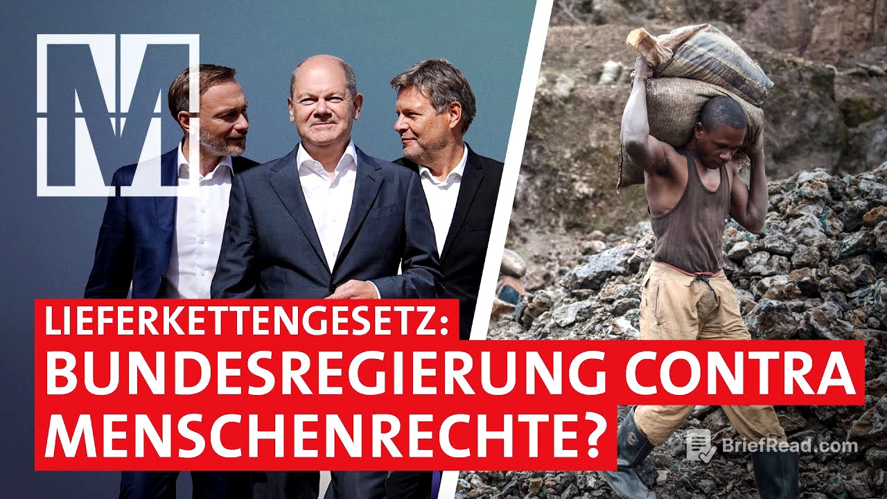 Lieferkettengesetz: Welche Menschenrechte?