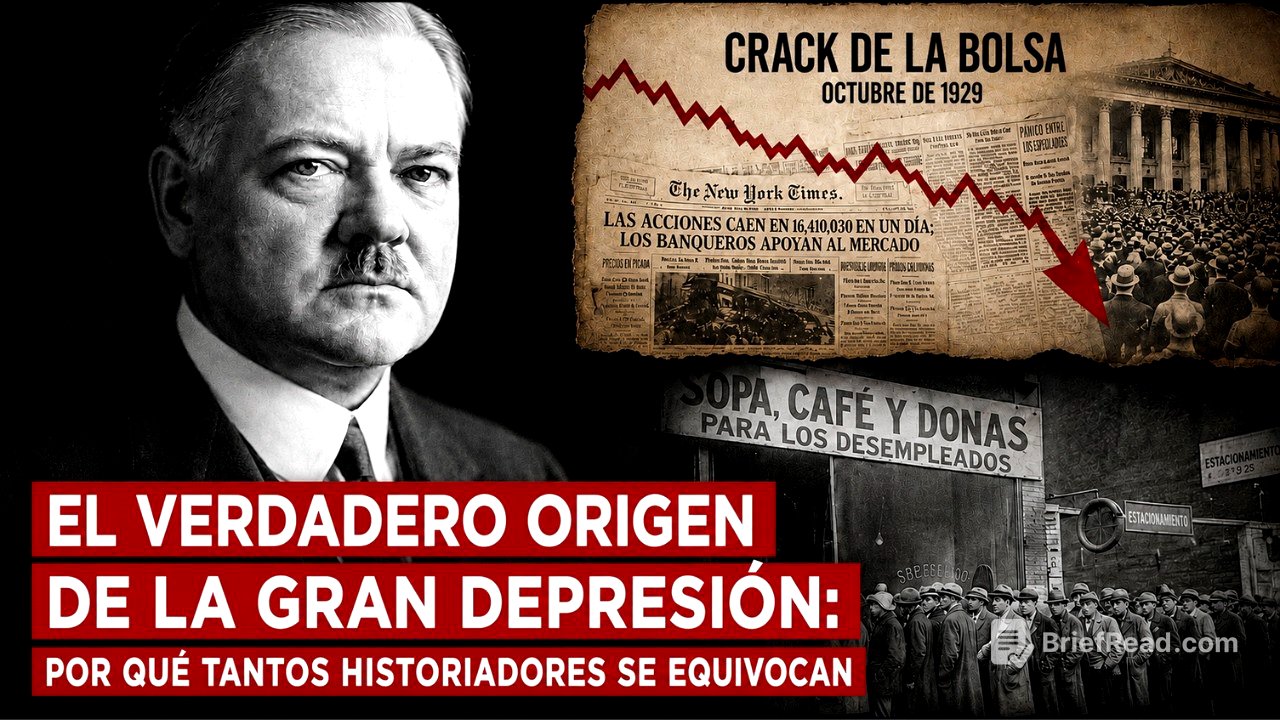 La GRAN DEPRESIÓN NO empezó en 1929: Por qué Tantos Historiadores se Equivocan