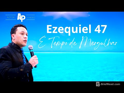 Ezequiel 47 " É tempo de Mergulhar" PR Aldoir Pinheiro (pregação impactante 2023)