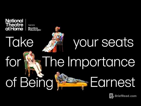 The Importance Of Being Earnest (Full Show) | Take Your Seats | National Theatre at Home