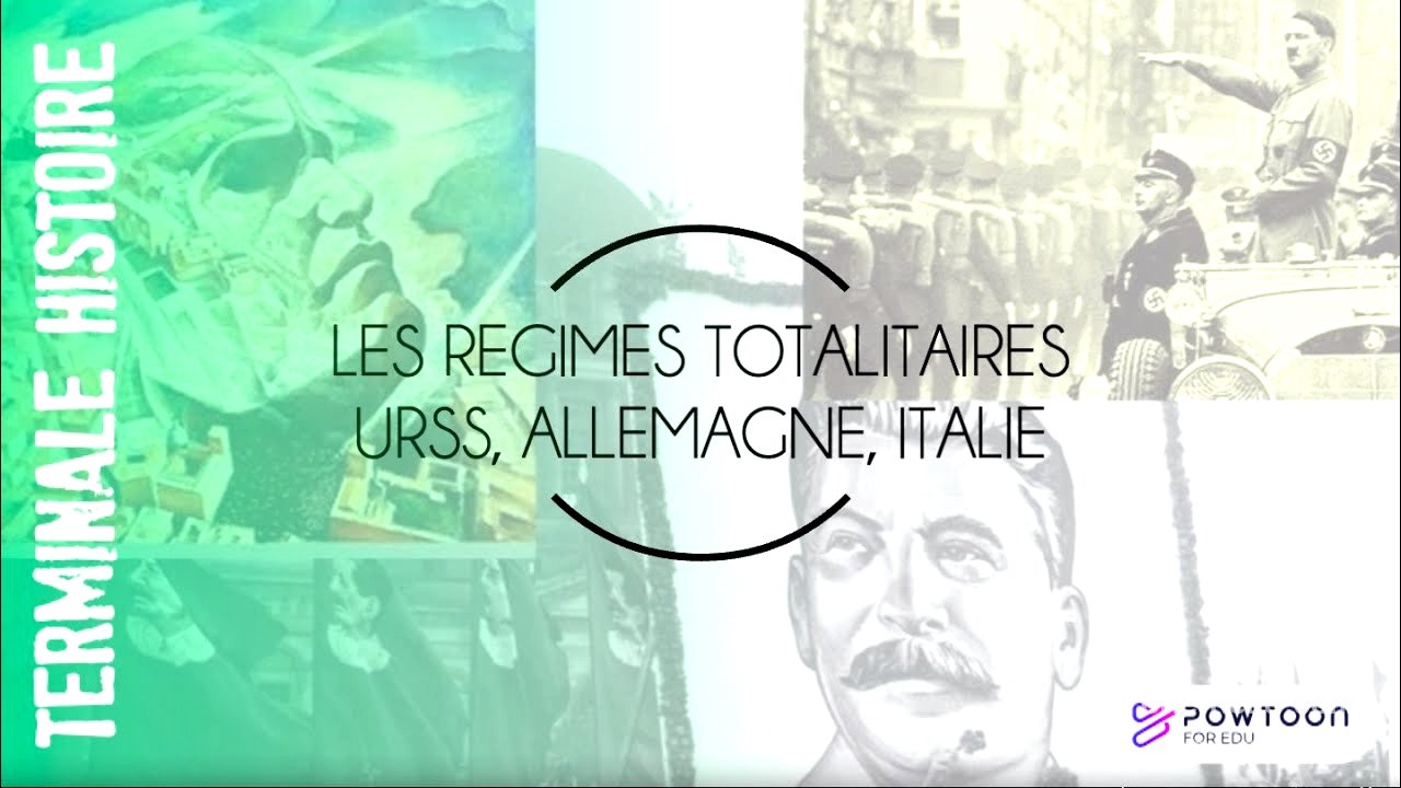 TERMINALE 1/2 Les régimes totalitaires, à la recherche d'une nouvelle géopolitique européenne