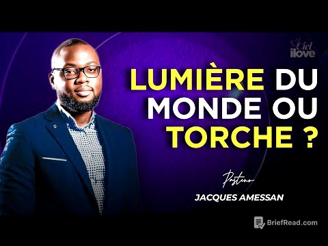 LUMIÈRE DU MONDE OU TORCHE DE L'ÉGLISE ? || PST JACQUES AMESSAN 