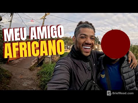 Mostrando uma favela do Brazil para um Africano  @pedacoafricano