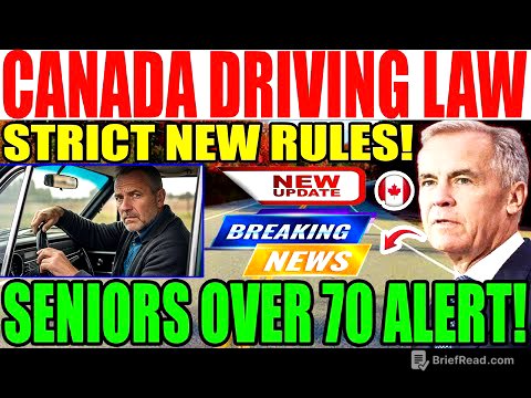 Canada Driving Law 2025 | New Rules for Seniors Over 70 | Starting September Update