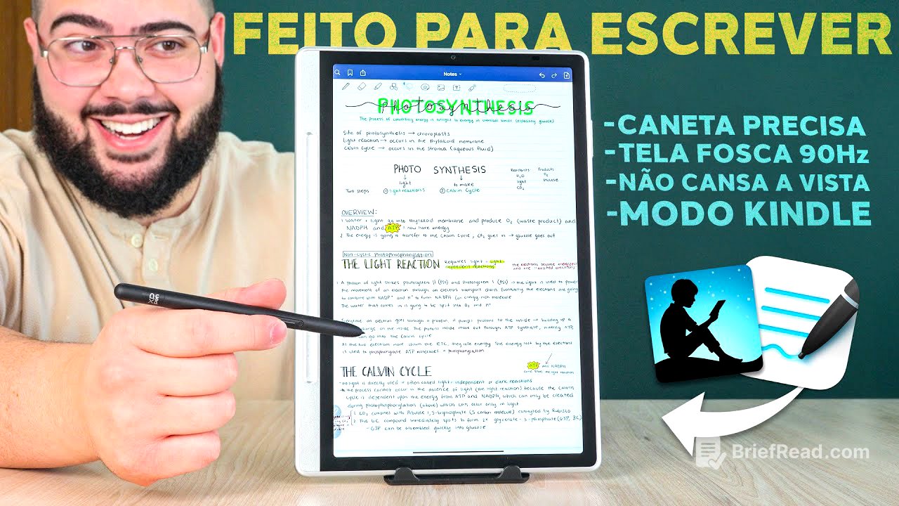 Tablet Feito para Escrever! Tela de Kindle com Caneta Precisa! Xppen Magic Note Pad!
