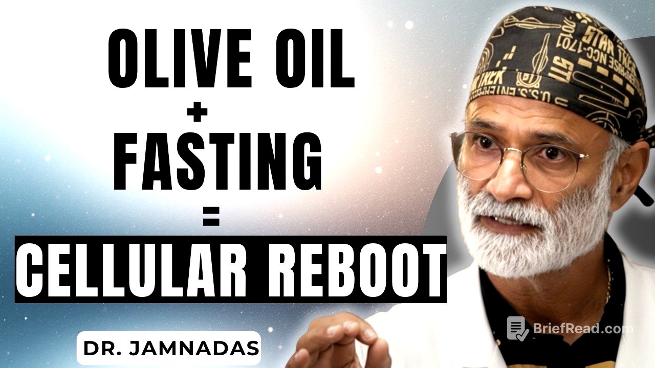 Olive Oil Fasting Doubles Autophagy and Stops Insulin Resistance (just one day) | Dr. Jamnadas