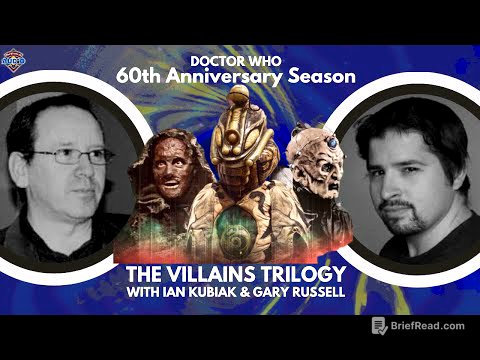 The Villains Trilogy - Omega, Davros and Master | Doctor Who 40th Anniversary Releases