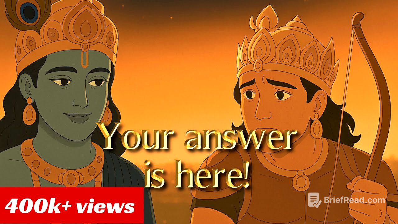 Tired of Overthinking? Krishna Gave Arjun the Answer