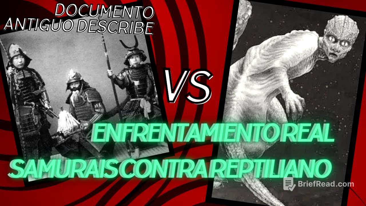 EL ENCUENTRO REAL DE SAMURAIS CON UN REPTILIANO