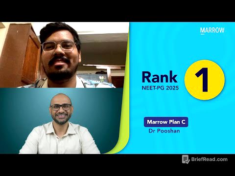 Rank 1 in NEET PG 2025, Dr Pooshan (Plan C) - "Reviewing GTs helped me break the GT score plateau”