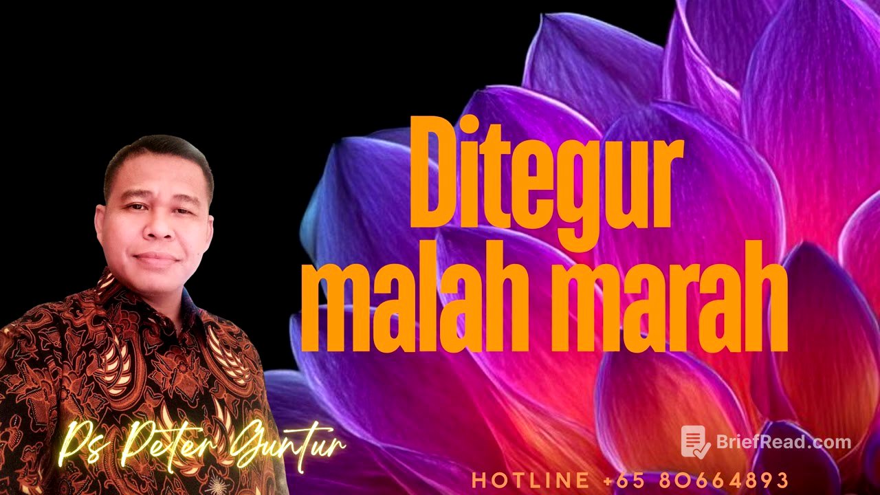 DI TEGUR MALAH MARAH  -   PETER GUNTUR