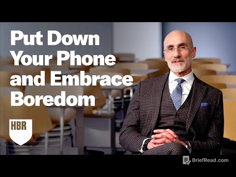 You Need to Be Bored. Here's Why.