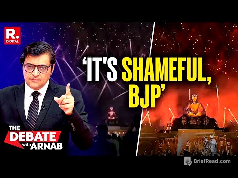 Arnab Tears Into BJP Politician's 'Disgusting Display' Of Wealth At MP Wedding