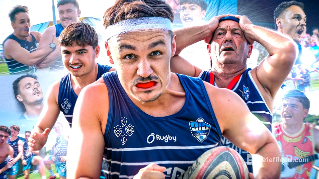 J’EMMÈNE MES POTES TARÉS DANS UN TOURNOI DE RUGBY DEBILE!! (l’oncle beauf nous coach)