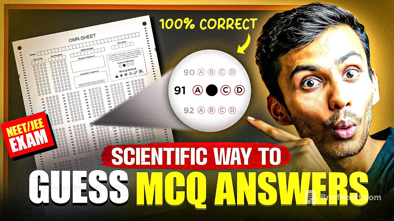 Scientific MCQ Guessing TRICKS - Score MORE in LESS Study