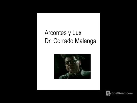 Arcontes y Lux Dr. Corrado Malanga (audiolibro)