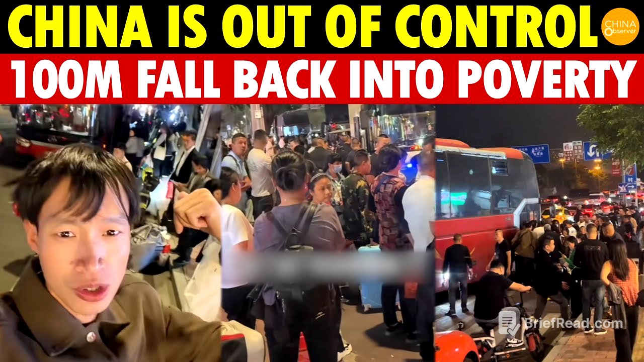 Out of Control! 100 Million in China Fall Back Into Poverty, Migrant Workers Spark Early Return Wave