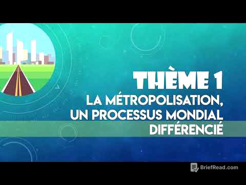 1ère - Métropolisation et recompositions urbaines des métropoles